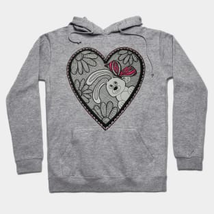 Bunny rabbit hello Hoodie